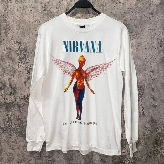 Vintage N!rvana Angel Longsleeve T-Shirt