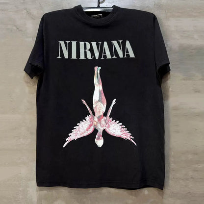 Vintage N!rvana Icon!c Angel T-Shirt
