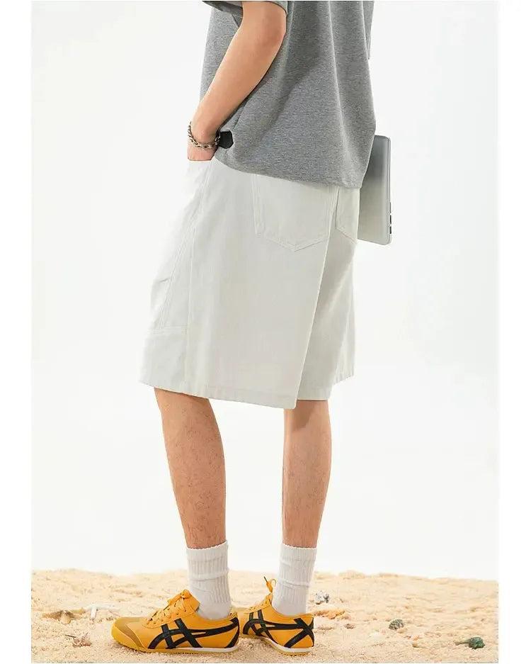 Faded  Relax Fit Denim Shorts