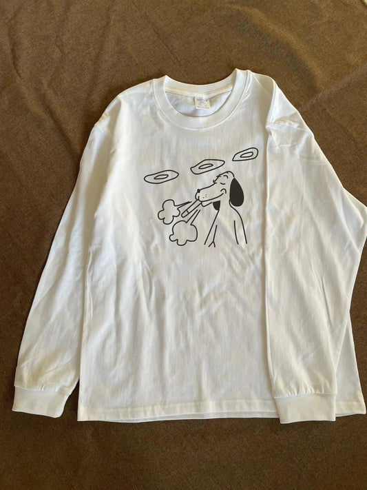 Vintage Puppy Puff Longsleeve T-Shirt