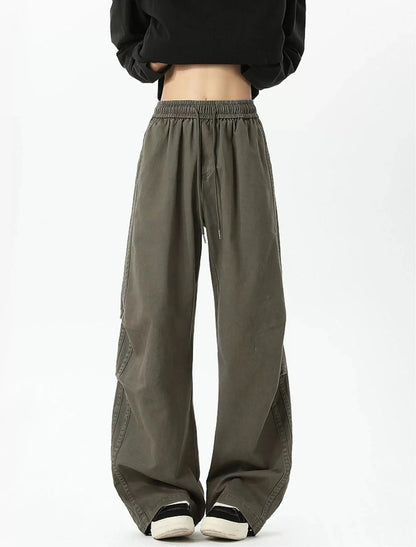 Washed Drawstring Pants