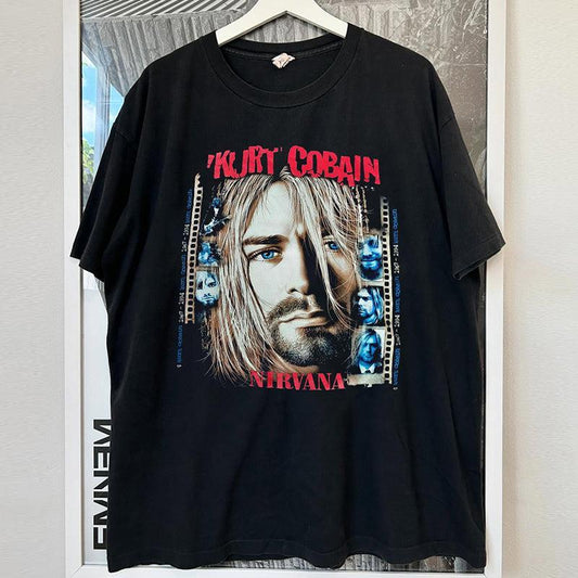 Vintage Kurt C0bain x N!rvana T-Shirt