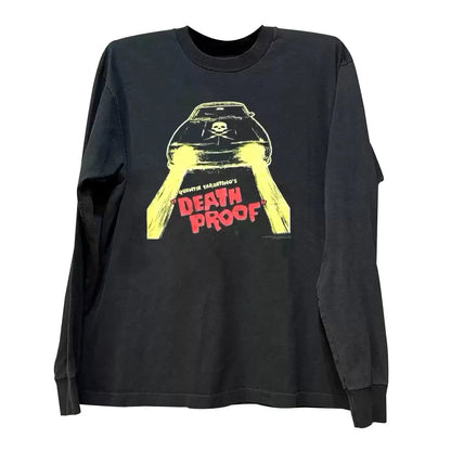 Vintage De@th Proof Long Sleeve T-Shirt