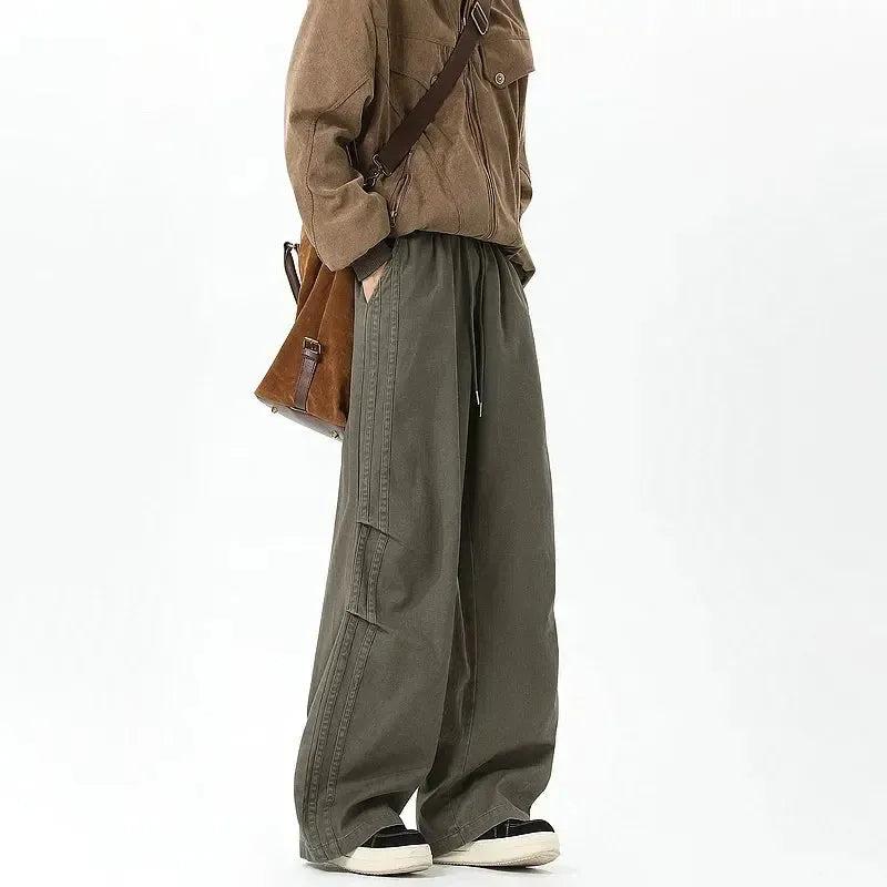 Washed Drawstring Pants