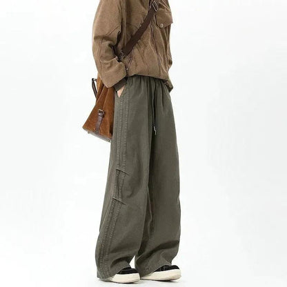 Washed Drawstring Pants