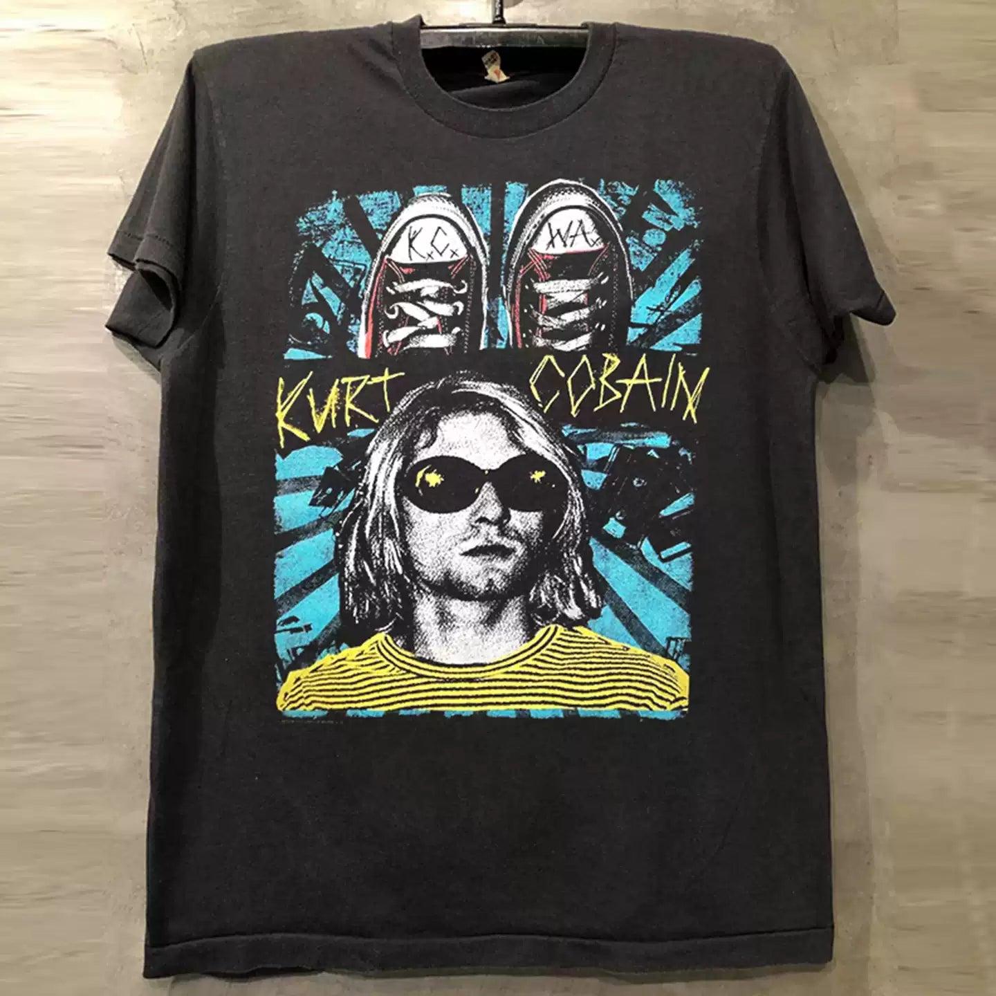Vintage Kurt C0bain Sneakers T-Shirt