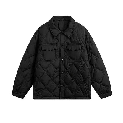 Flap Pocket Thin Down Jacket