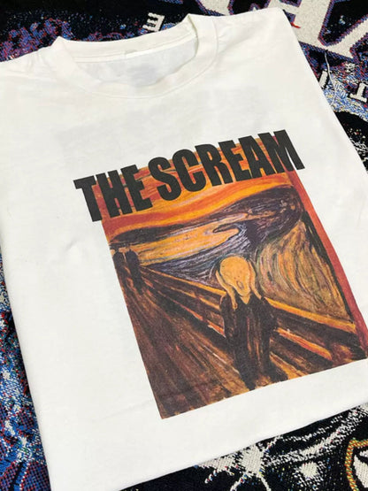 Vintage Edv@rd Munch "The Scream'' T-Shirt