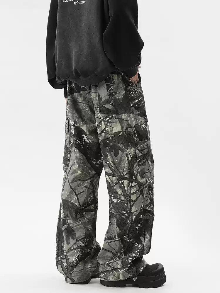 Tree Branch Camo Cargo Pants