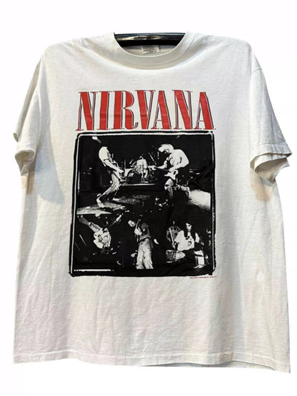 Vintage Nirv@na Live Concert T-Shirt