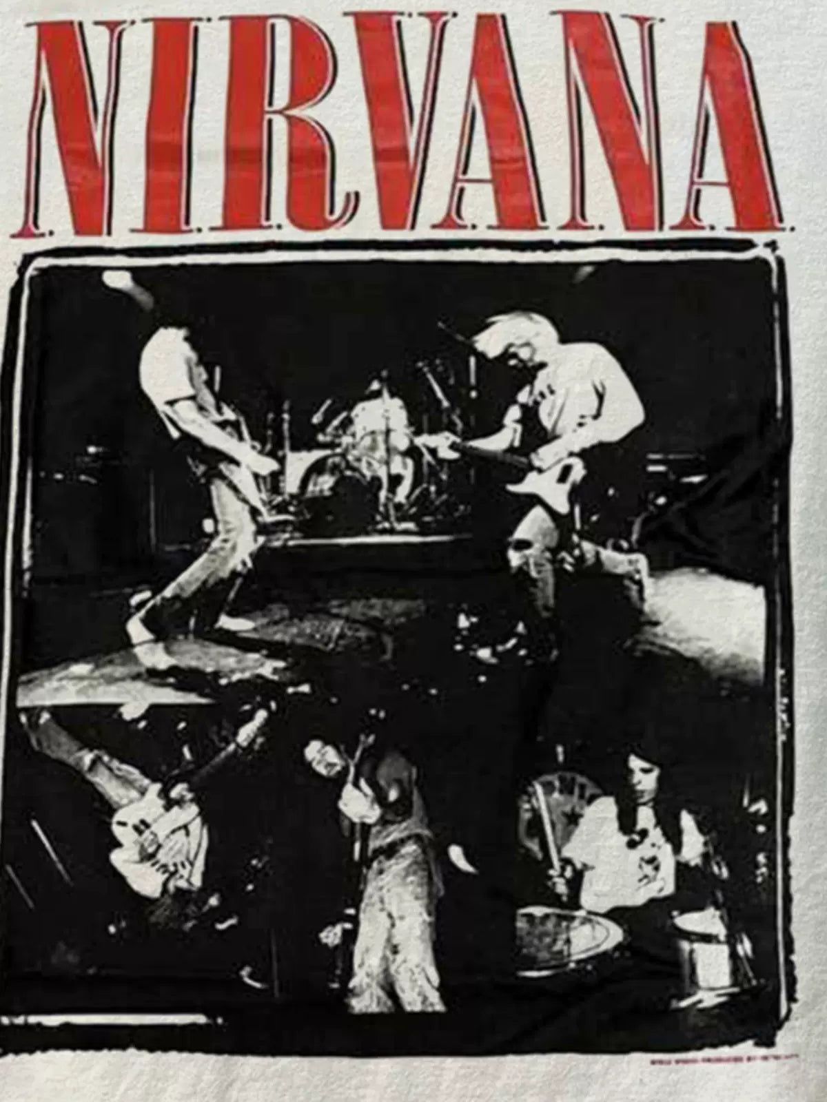 Vintage Nirv@na Live Concert T-Shirt