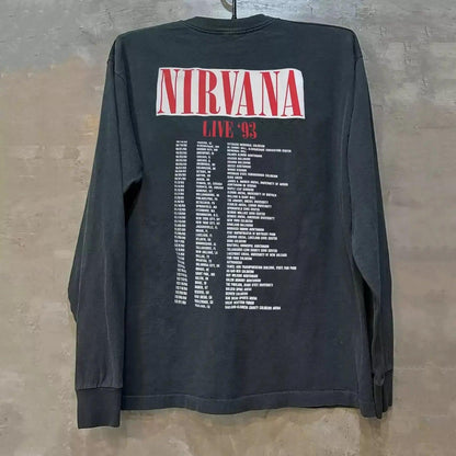 Vintage N!rvana Smiley Longsleeve T-Shirt