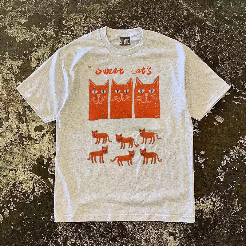 Vintage Sweet Cats T-Shirt