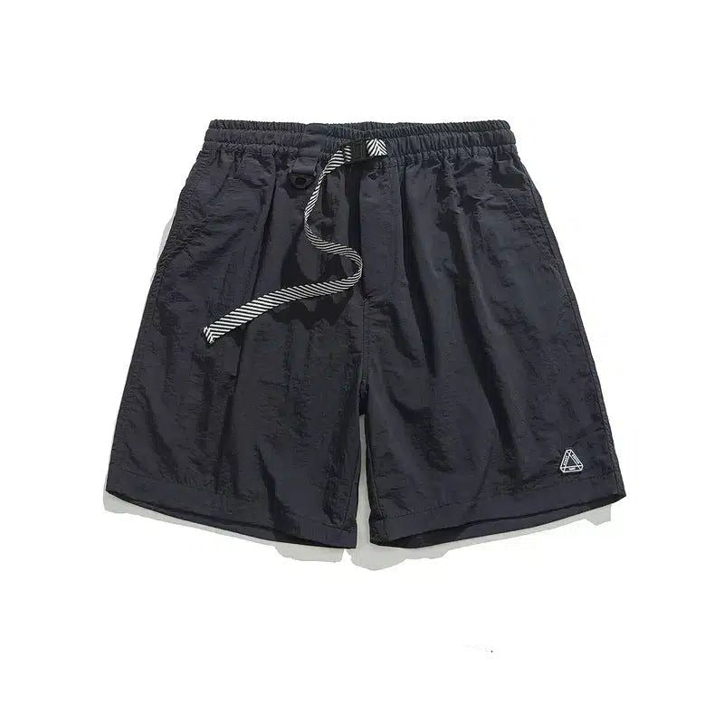 Belted Strap Sports Shorts