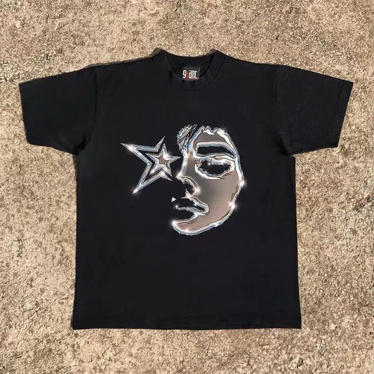 Vintage Star Face T-Shirt