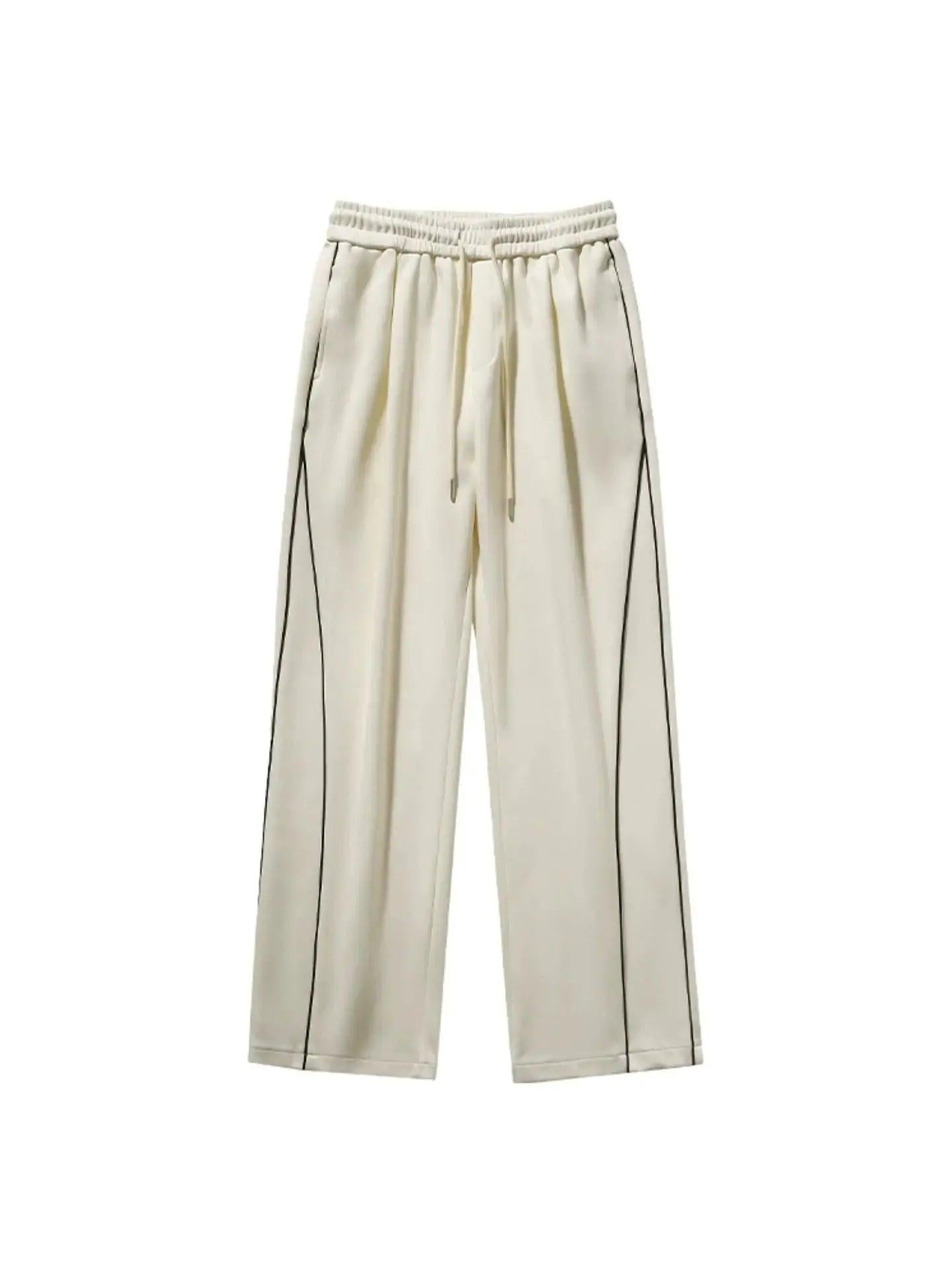 Patchwork Reflective Wide Leg Sweatpants