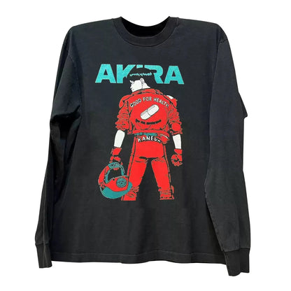 Vintage @kira Biker Long Sleeve T-Shirt