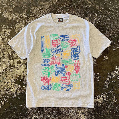 Vintage Doodle Menagerie T-Shirt