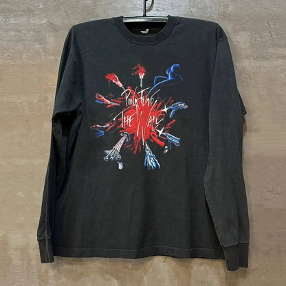Vintage P!nk Fl0yd The Wall Long Sleeve T-Shirt