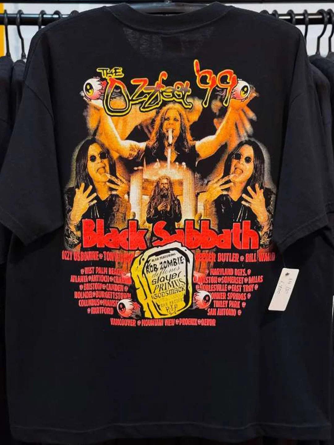 Vintage Bl@ck S@bbath 0zzfest 99 T-Shirt