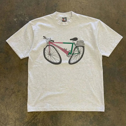 Vintage Bicycle Graphic T-Shirt