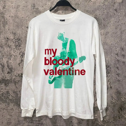 Vintage My Bl0ody Valent!ne Long Sleeve T-Shirt