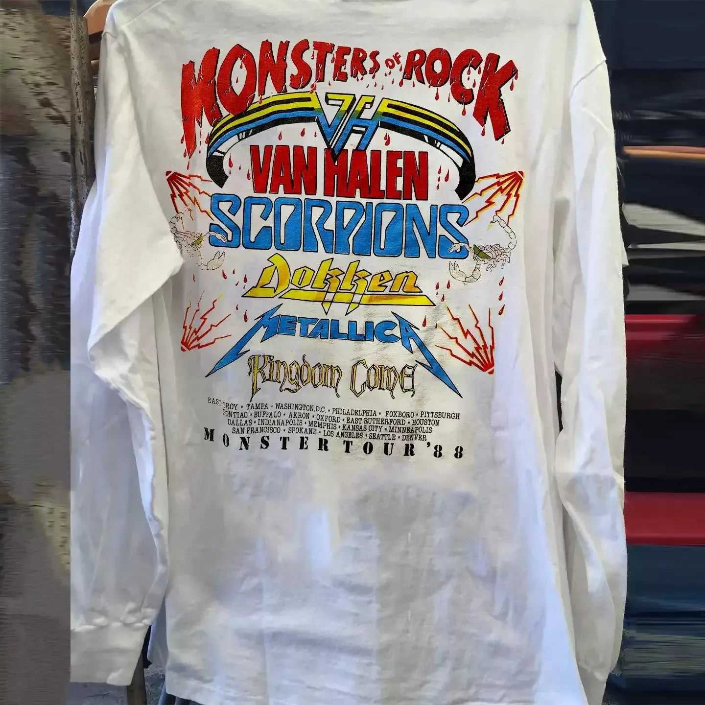 Vintage M0nsters of Rock Long Sleeve T-Shirt
