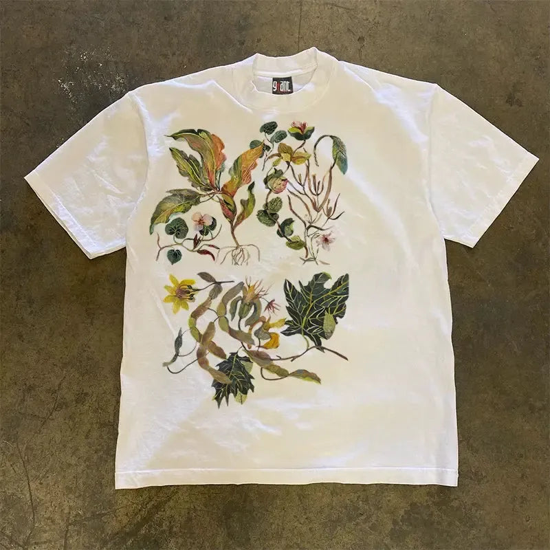 Vintage Floral Graphic T-Shirt