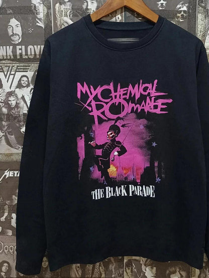 Vintage The Bl@ck P@rade Long Sleeve T-Shirt