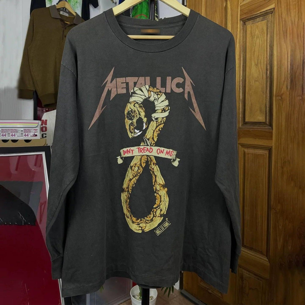 Vintage D0n't Thr3ad on Me Long Sleeve T-Shirt