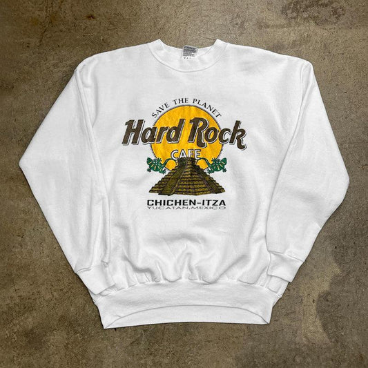 Vintage H@rd R0ck Chichen-Itza Longsleeve T-Shirt