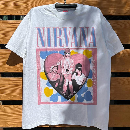 Vintage N!rvana Heart Frame T-Shirt