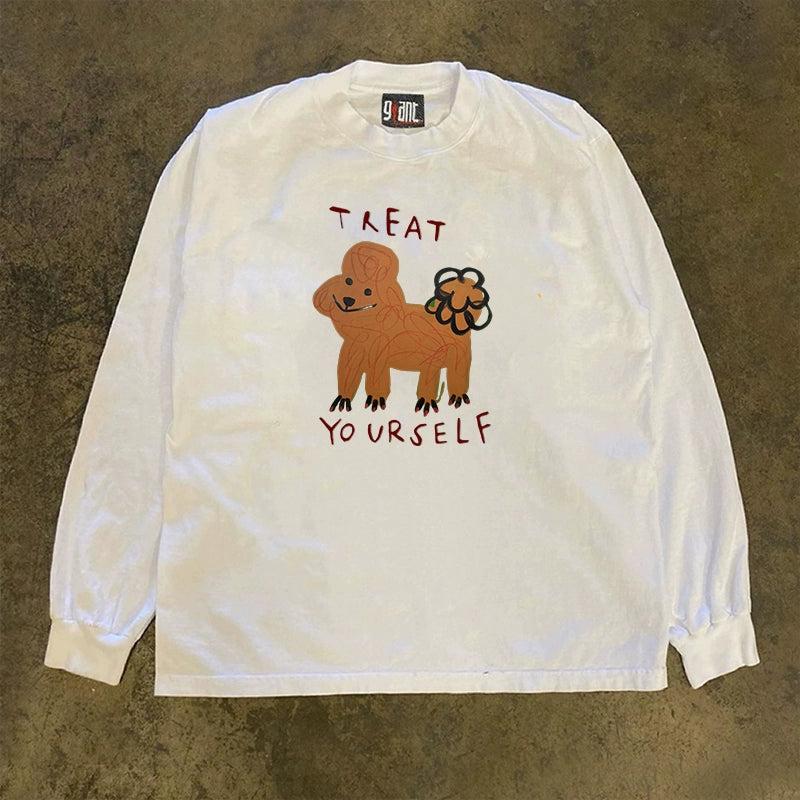 Vintage Treat Yourself Poodle T-Shirt