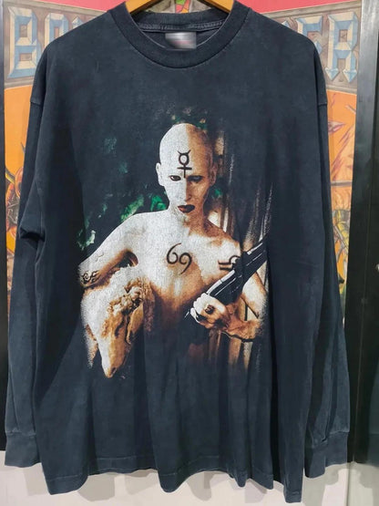 Vintage M@rilyn M@nson Long Sleeve T-Shirt