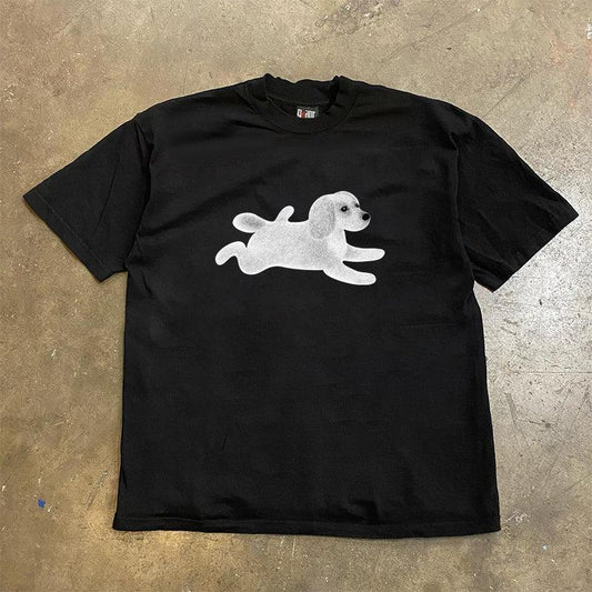 Vintage Running Puppy T-Shirt