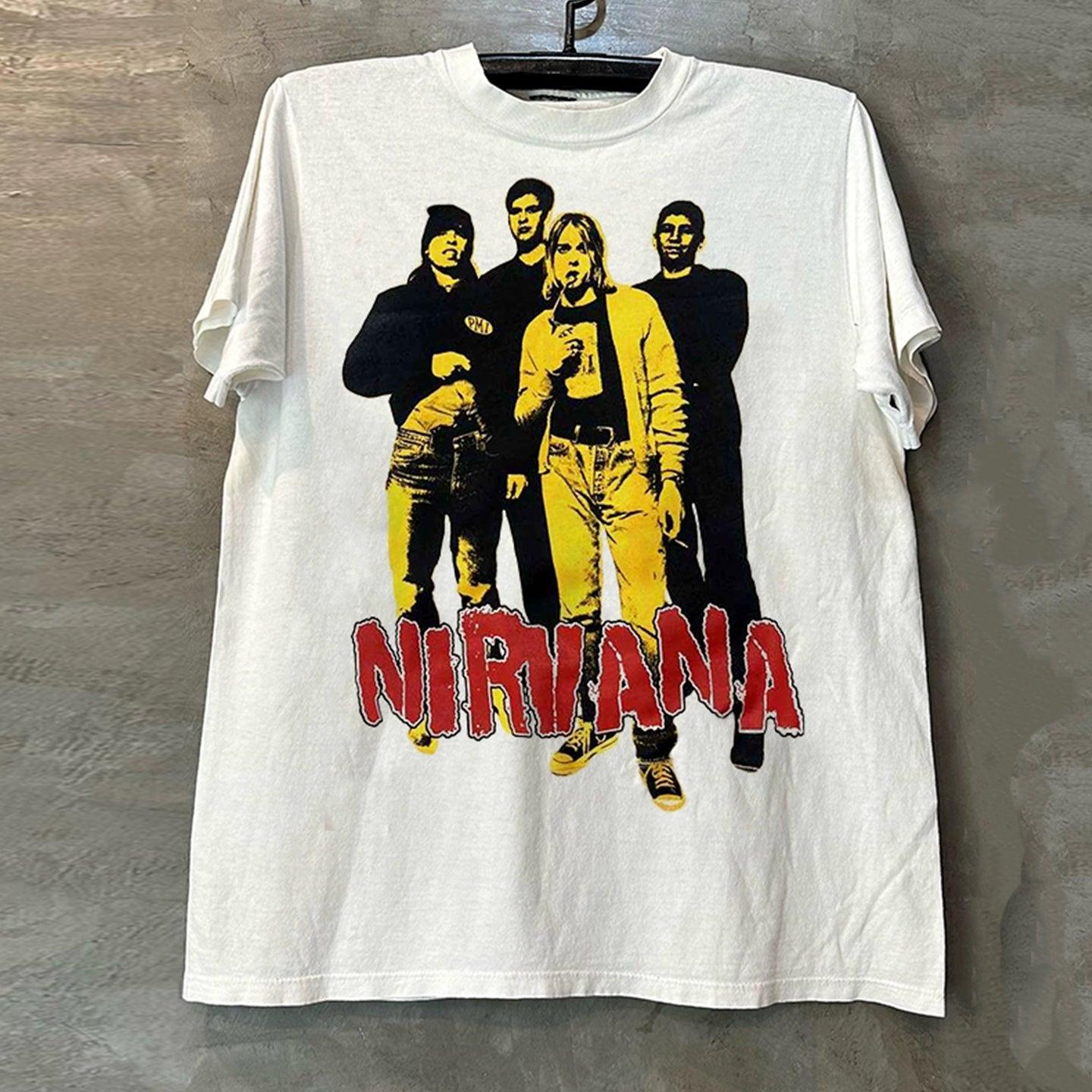 Vintage N!rvana Group Shot T-Shirt