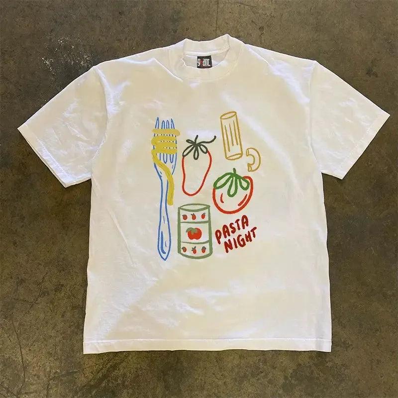 Vintage Pasta Night T-Shirt
