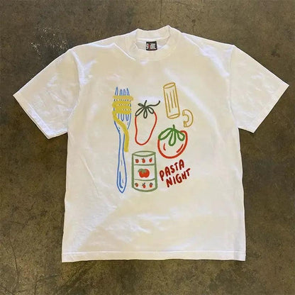 Vintage Pasta Night T-Shirt