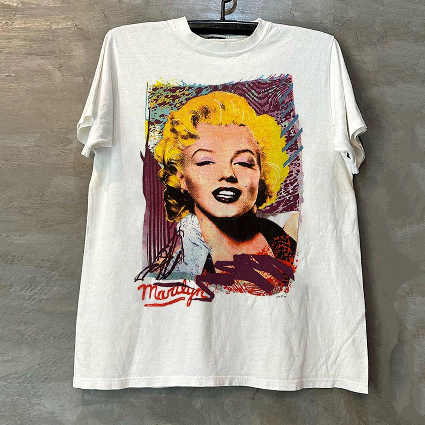 Vintage Mar!lyn M0nroe Classic Portrait T-Shirt