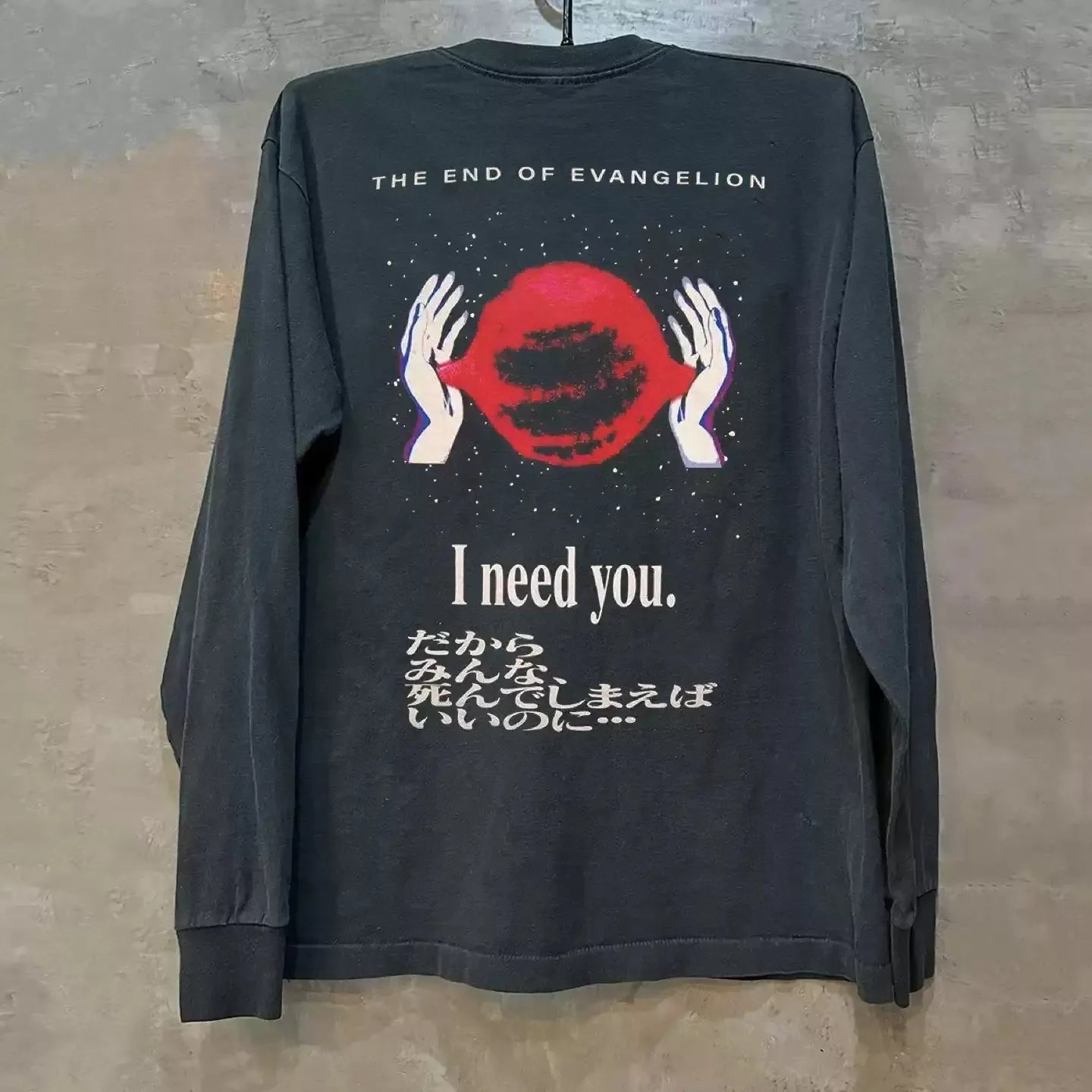 Vintage The End of Evangel!on Long Sleeve T-Shirt