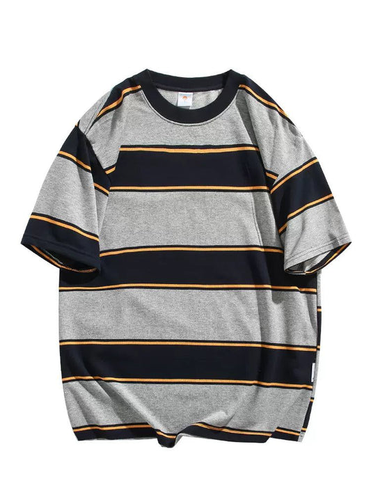 Wide Stripes Contrast T-Shirt