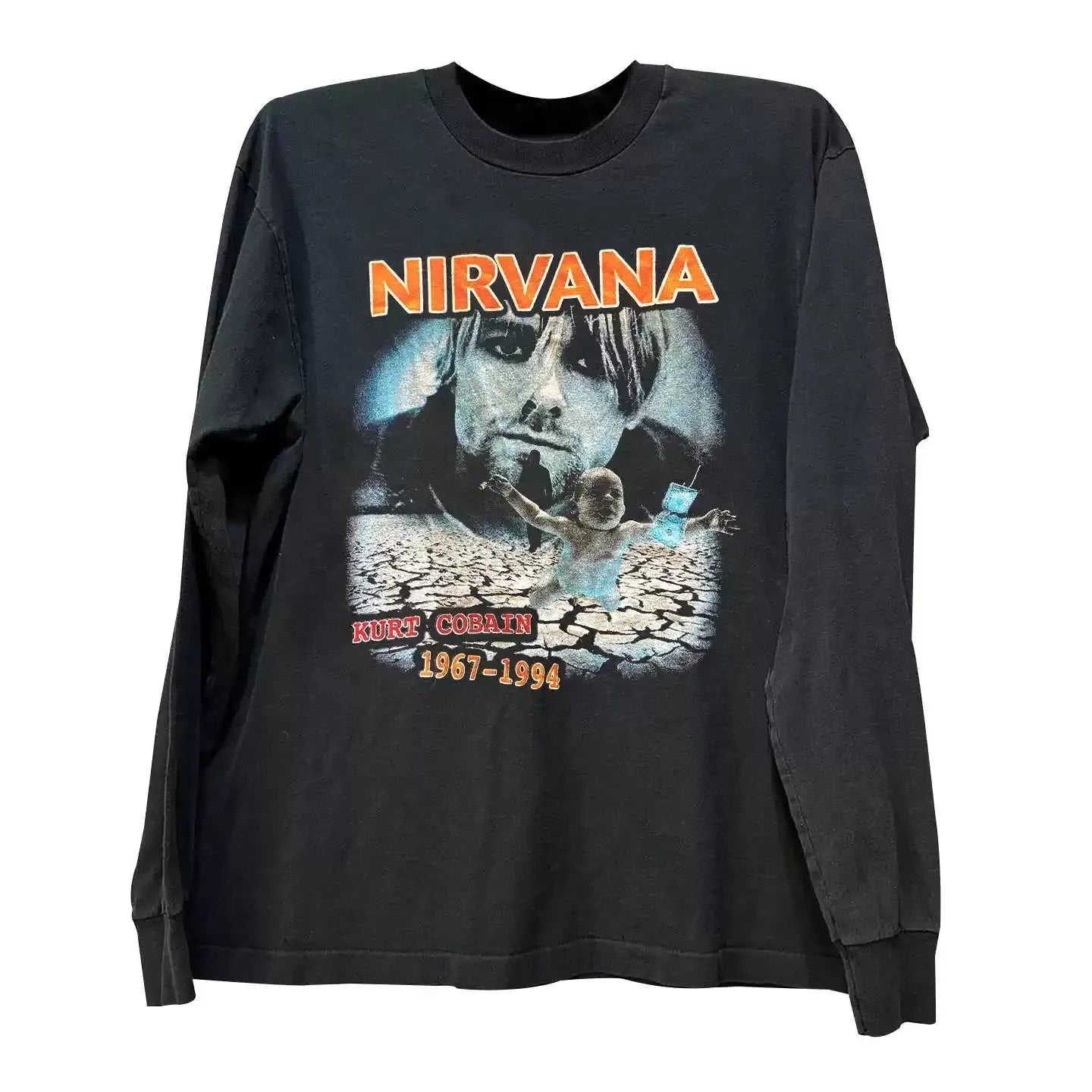 Vintage C0bain Legacy Long Sleeve T-Shirt