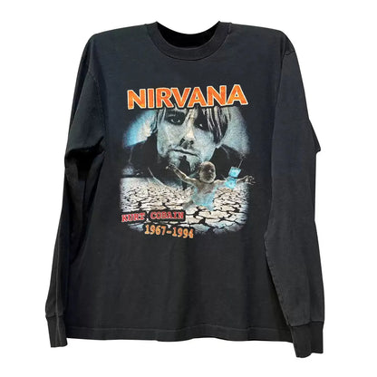 Vintage C0bain Legacy Long Sleeve T-Shirt