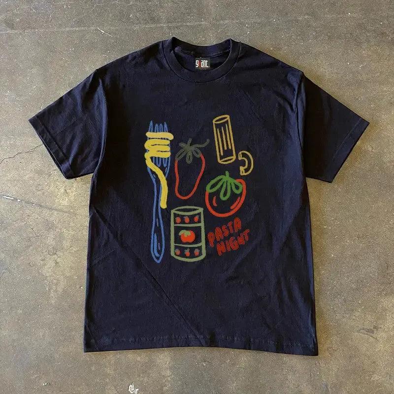 Vintage Pasta Night T-Shirt