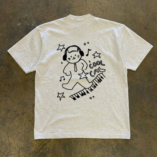 Vintage Cool Cat T-Shirt