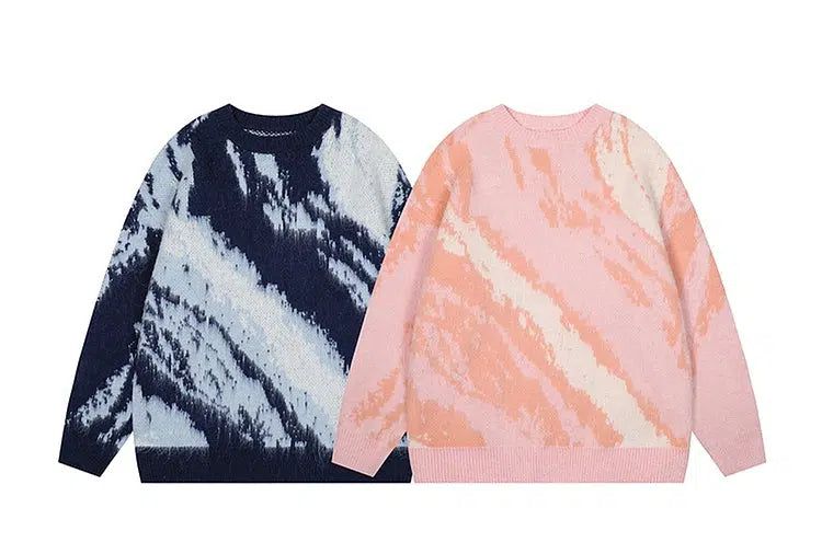 Tie-Dyed Blend Sweater