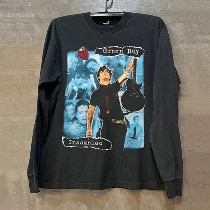 Vintage Gr3en Day Ins0miac Long Sleeve T-Shirt