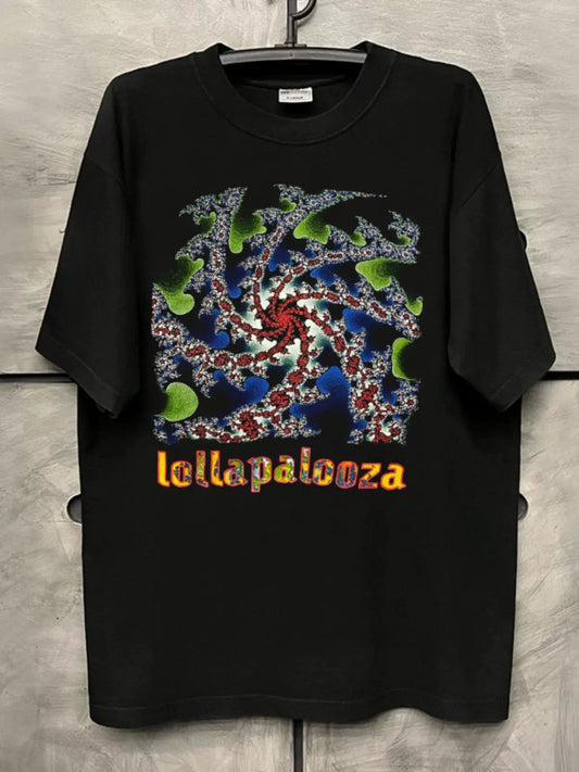Vintage '93 Lollapalooza Fractal T-Shirt