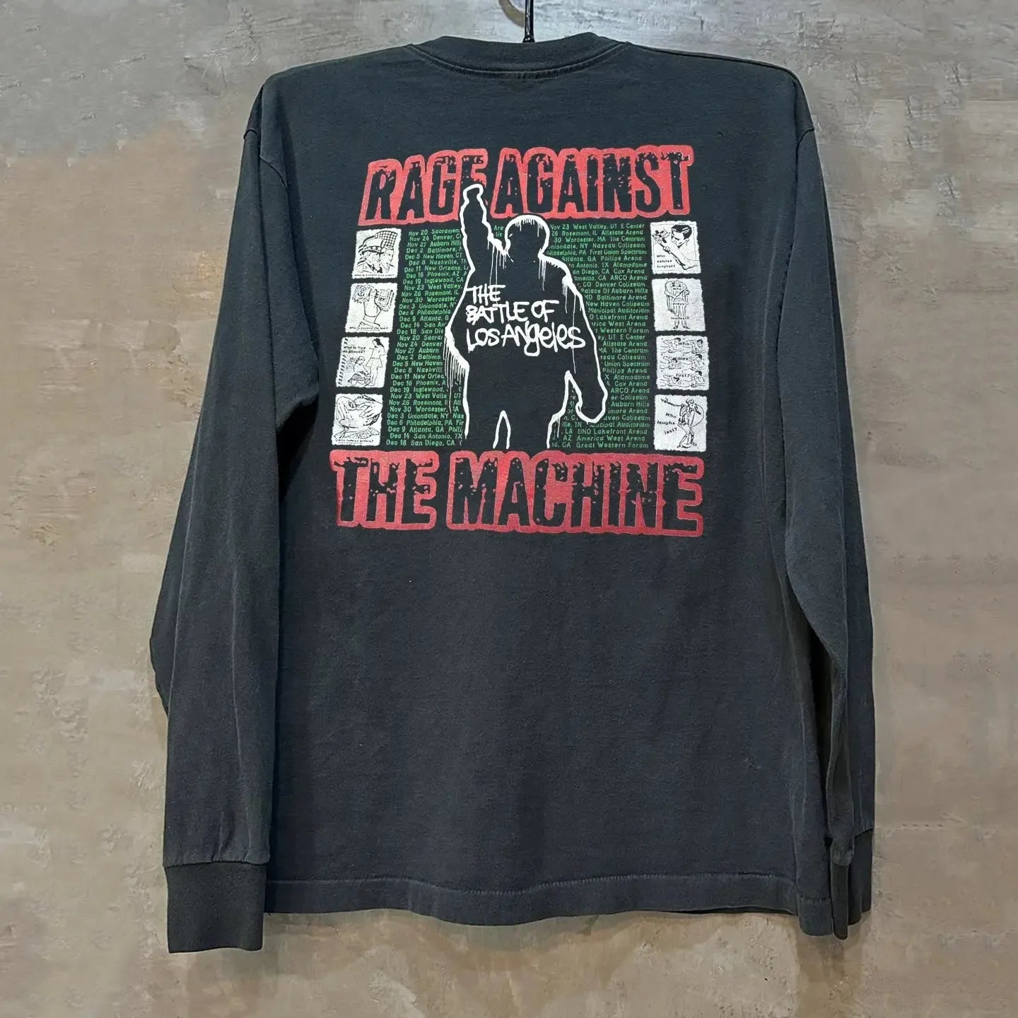 Vintage R@ge Star Long Sleeve T-Shirt