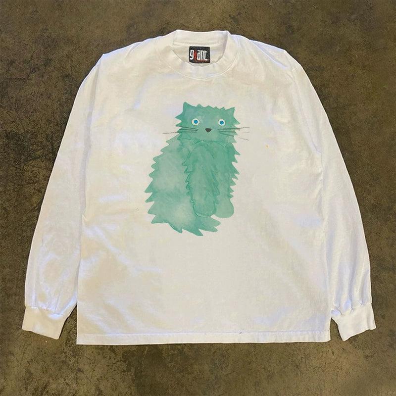 Vintage The Green Cat T-Shirt